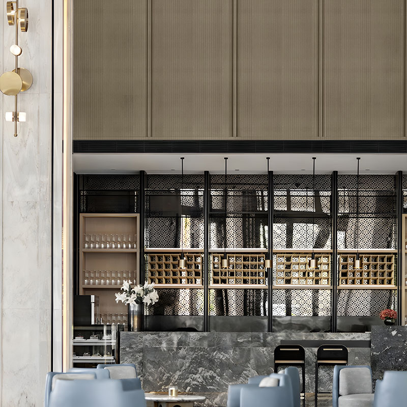 ZQ45 Metal Texture Panel - Banayad na Luho