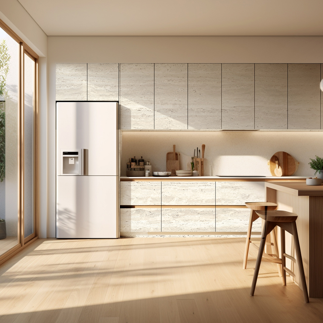 SZ07 Naka-synchronize na Travertine Panel - Natural